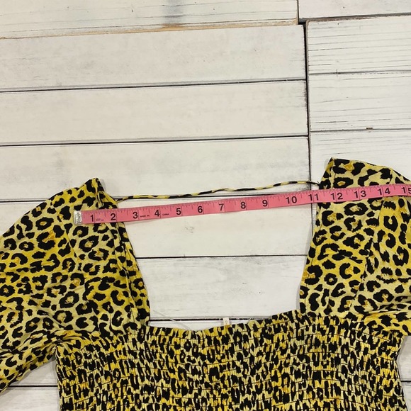 Notes du Nord Olivia Leopard-Print Smocked Maxi Dress - Picture 11 of 15